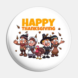 Happy Thanksgiving Pin