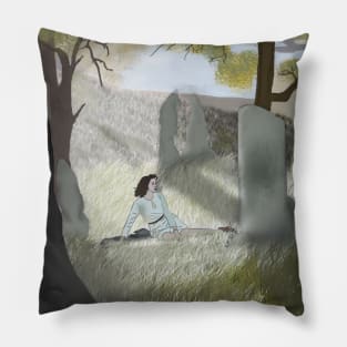 Lost in Time - Claire Fraser Pillow