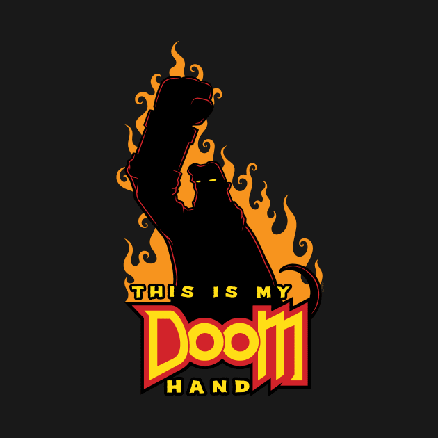 This is My Doom Hand by mikehandyart