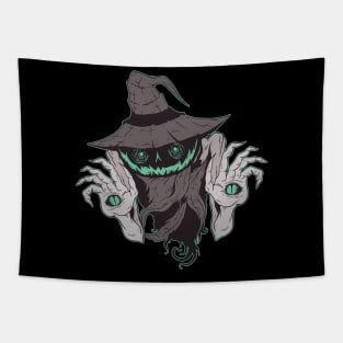 Halloween Creepy Pumpkin Jack O Lantern Monster Cute Costume Spooky Funny Creepy Creature Tapestry