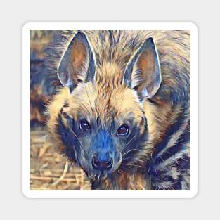 Striped Hyena Magnet