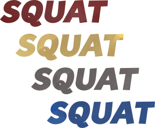 Cool Squat Exercise and Fitness T-Shirt Magnet