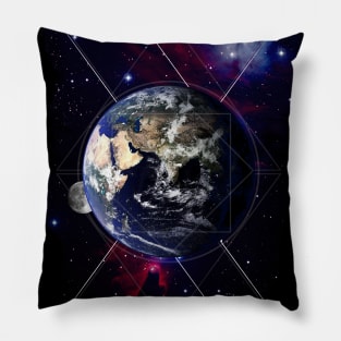 Terran Planet Crest Pillow