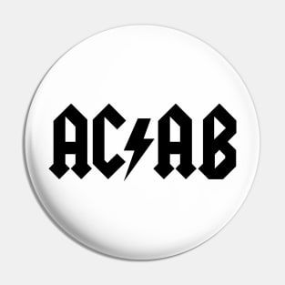 AC/AB black Pin