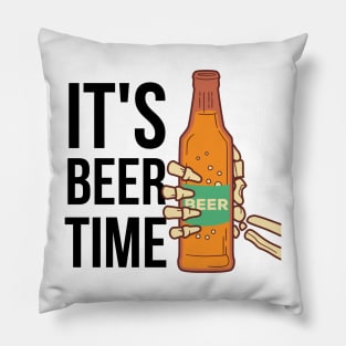 It's Beer Time Pillow