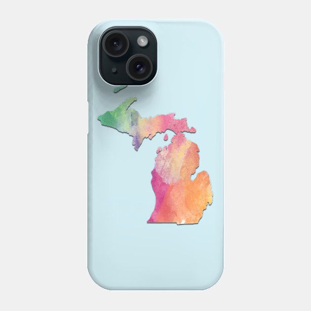 Michigan 2 Phone Case by doodlesbydani