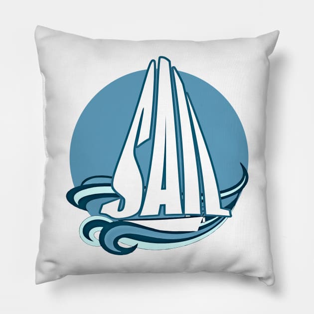 SAIL Pillow by Sailfaster Designs