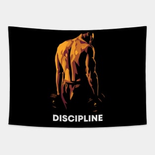 Gym Quote Motivation Tapestry