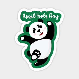 Dancing Panda - Happy April Fool's Day Magnet
