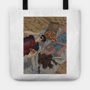 Zuko and Katara's pizza date on the beach Tote