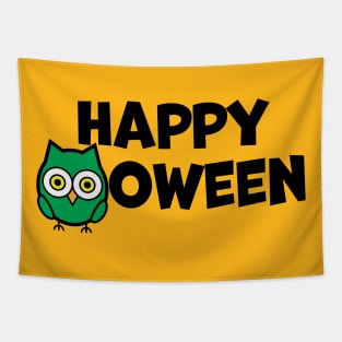 Happy Owloween Tapestry