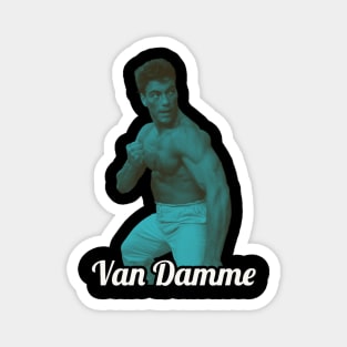 Retro Van Damme Magnet