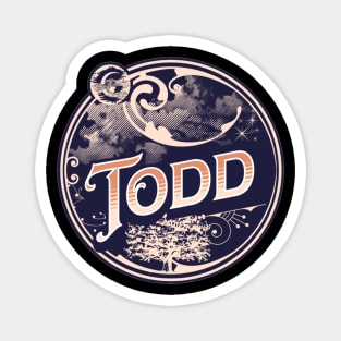 Todd Name Tshirt Magnet