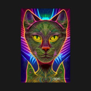 Trippy Cat Vibes 4 T-Shirt