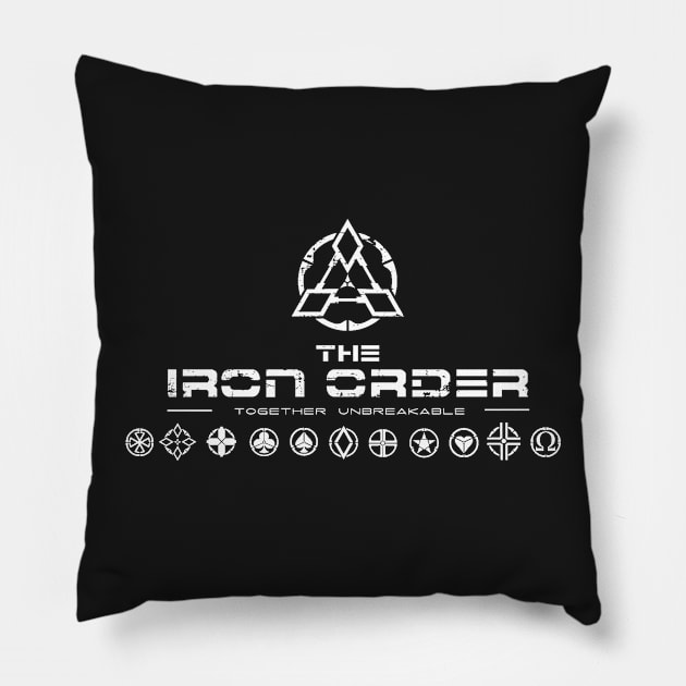 The Iron Order Pillow by MindsparkCreative