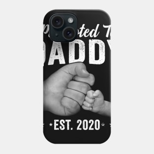 Father_s Day Gifts Promoted To Daddy Est 2020 Phone Case