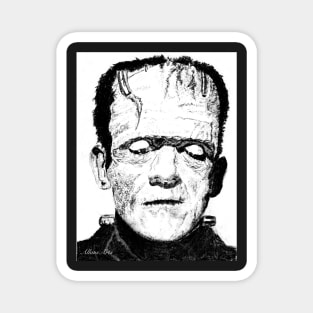 The Frankenstein monster (Boris Karloff) Magnet