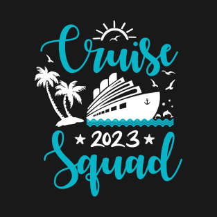 Cruise SQuad 2023 Family Matching Vacation Group Trip Party T-Shirt