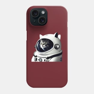 Astronaut kitty Phone Case