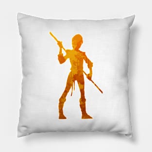 Boy Inspired Silhouette Pillow