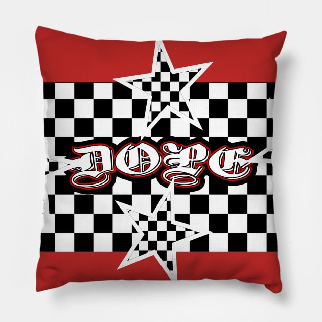 Dope Checker Star Pillow by GLStyleDesigns