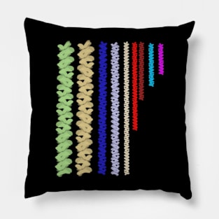 abstract stripes pattern Pillow