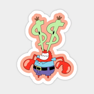 Mr krab Magnet