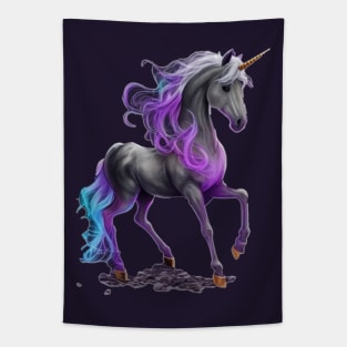 Halloween unicorn Tapestry