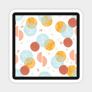 Dots and dashes pattern Magnet