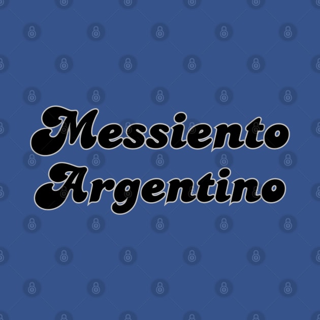 Messiento Argentino soccer futbol quote art by The GOAT Store