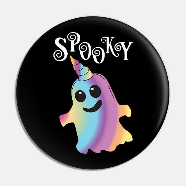 Spooky Unicorn Ghost Pin by Nice Surprise