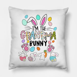 I'm The Grandma Bunny Matching Family Easter Party Funny Shirt Pillow