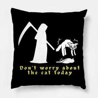 death bird cat Pillow