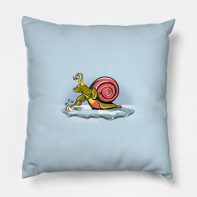 Spring Cleaning Never Ends Pillow by ACraigL