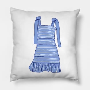 Blue love shack fancy sundress Pillow