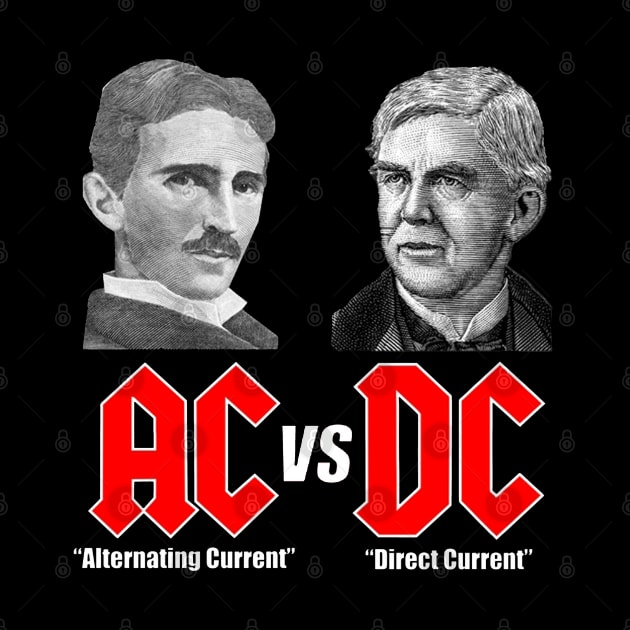 AC VS DC Thomas Edison Nikola Tesla by Mezlof