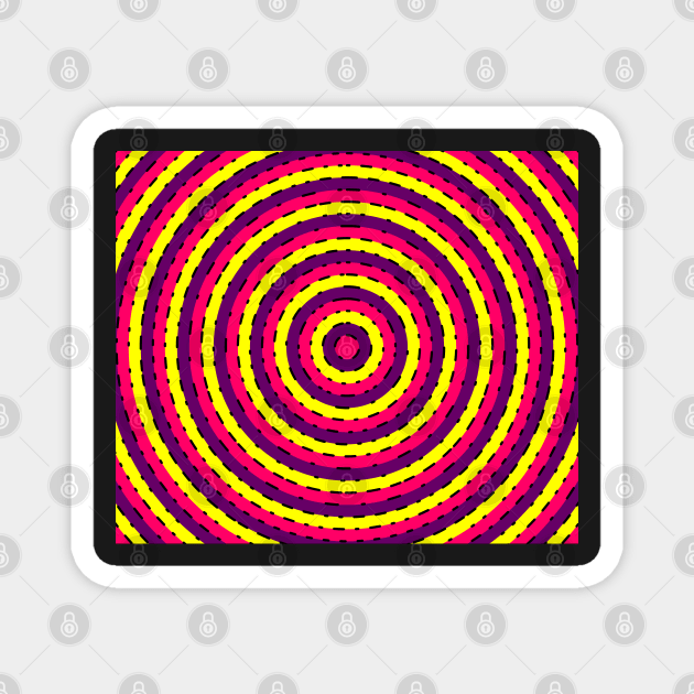 Twirl Colorful Pattern Magnet by TheArtism