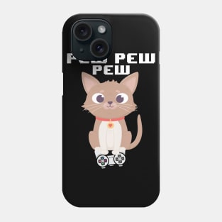 Gaming Cat, Cute Gamer Cat, Gaming Gift, Funny Cat Gift Phone Case