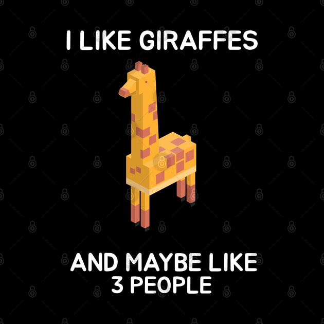 I like giraffes and maybe like 3 people by Screamingcat