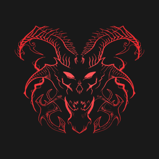 DEMON MASK RED T-Shirt