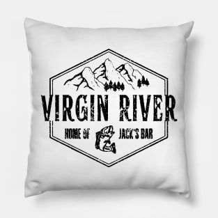 Vintage Virgin River Jack's Bar Pillow