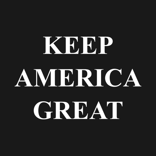 Donald Trump Keep America Great Political Election by Lasso Print