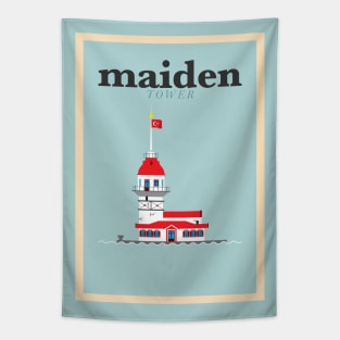 Maiden tower poster Tapestry