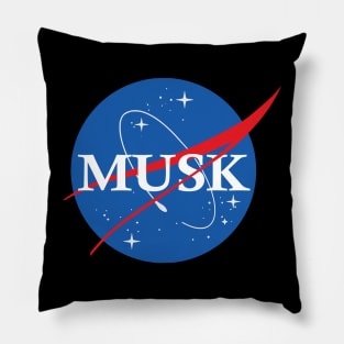 Nasa Musk Logo Pillow