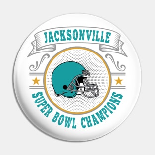 Jacksonville Super Bowl Champions Pin