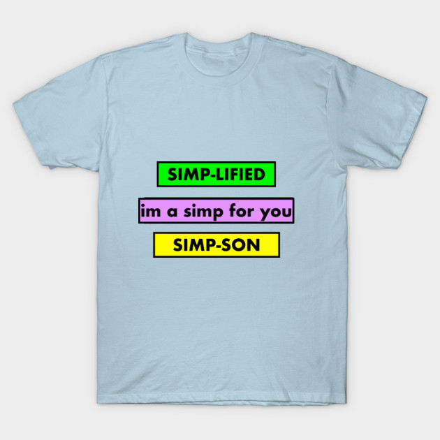 Disover simp - Im A Simp - T-Shirt