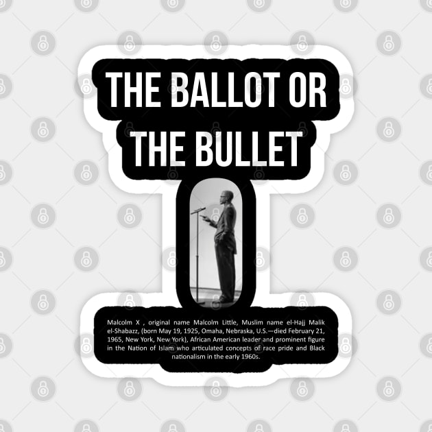 The Ballot or The Bullet Magnet by ZUNAIRA