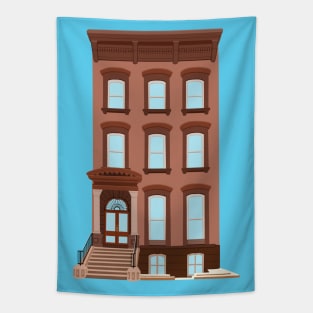 Brooklyn Brownstone Home Tapestry