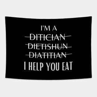 Funny registered dietician assistant women dietary worker Tapestry