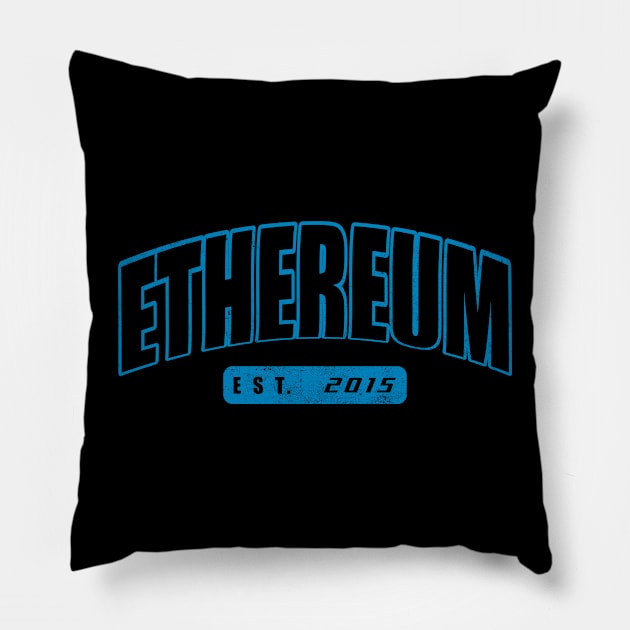 Ethereum EST. 2015 Pillow by CryptoHunter